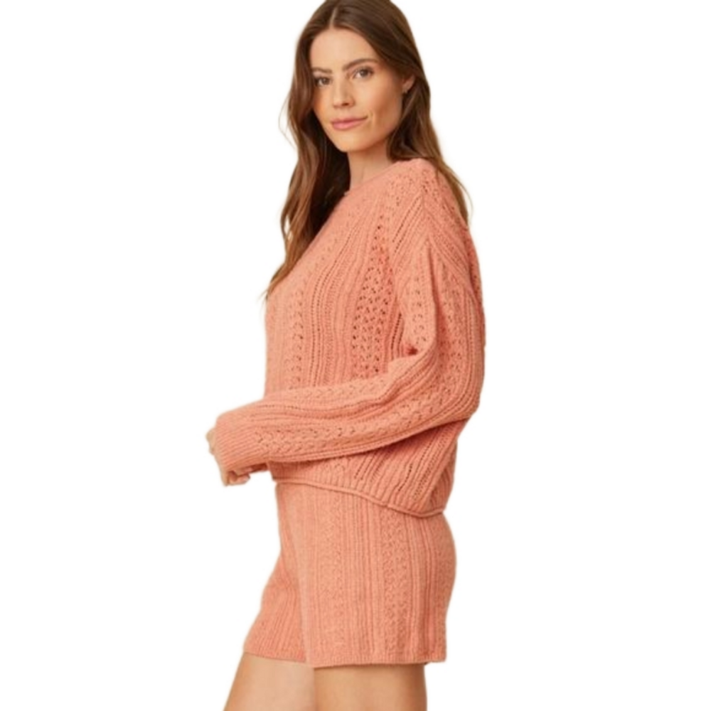 Revolve  One Grey Day Vista Pullover Sweater, Sz S NWT